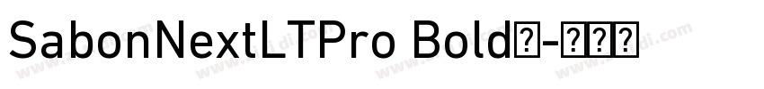 SabonNextLTPro Bold◆字体转换